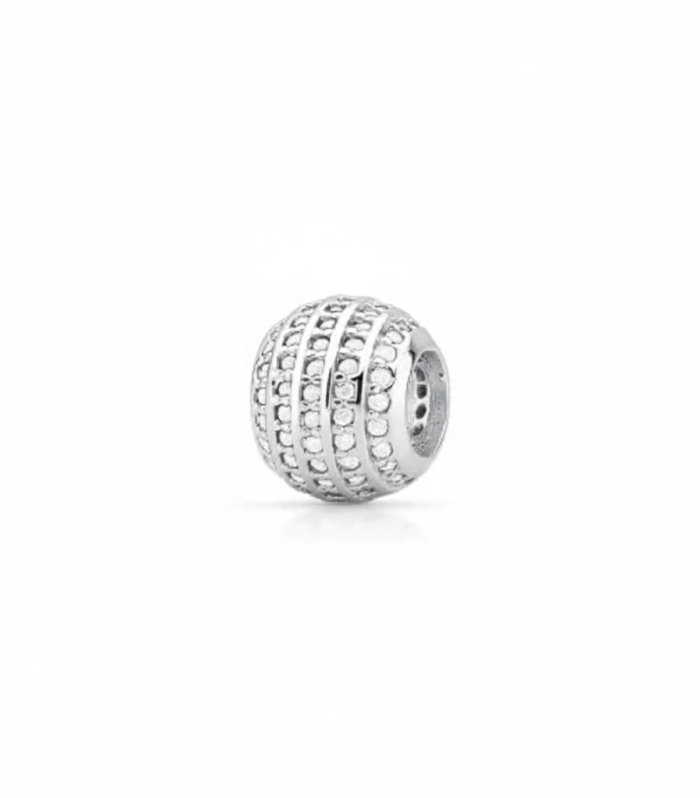 Charm separador esfera brillante plata 925